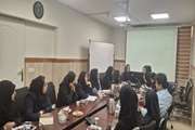 جلسه هماهنگی مربیان برای شروع ترم سوم دانشجویان دوره کاردانی بهورزی در مرکز آموزش بهورزی شهرستان ری