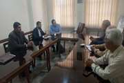 برگزاری جلسه کارشناس مسئول بهداشت محیط شبکه بهداشت با هیئت رئیسه اتحادیه نانوایان شهرستان ری 
