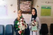 قدردانی داوطلبین سلامت از پرسنل پایگاه سلامت شبکه بهداشت و درمان شهرستان ری به مناسبت میلاد حضرت زینب (س)  و روز پرستار