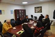 نشست هم اندیشی مدیر و مسئولان واحدهای ستادی شبکه بهداشت و درمان شهرستان ری با مدیر اداره بهزیستی شهرستان ری 