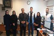 بازدید معاون شبکه بهداشت و درمان شهرستان ری از واحدهای  پیشگیری از بیماری‌های واگیر و بهداشت محیط ستاد شبکه بهداشت و درمان شهرستان ری در مراسم وداع با رهبر شهید