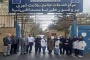 بازدید نوروزی معاون بهداشت دانشگاه علوم پزشکی تهران از مرکز خدمات جامع سلامت شبکه بهداشت و درمان شهرستان ری