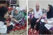 ارائه خدمات در منزل به سالمندان نیازمند مراقبت ویژه در شهرستان ری، به مناسبت هفته سلامت