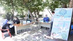 برگزاری میز خدمت سلامت به مناسبت اربعین حسینی 