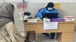 ارائه خدمات رایگان دندانپزشکی و سلامت دهان و دندان به همت دندانپزشکان  شبکه بهداشت و درمان شهرستان ری در شهرک رضویه