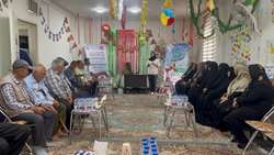آیین تکریم و برگزاری کارگاه آموزش سلامت ویژه سالمندان در فرهنگسرای صادق‌آباد شهرستان ری
