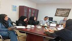 نشست تخصصی کمیته داخلی پدافند زیستی شبکه بهداشت و درمان  شهرستان ری 
