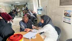 مراقبت، تکریم و آموزش سالمندان در کلینیک تامین اجتماعی شهید سلیمانی شهرستان ری همزمان با هفته سالمند