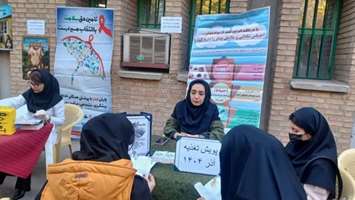 ارائه مشاوره فردی به دانشجویان دانشکده فنی ولیعصر به مناسب روز دانشجو و پویش ملی تغذیه