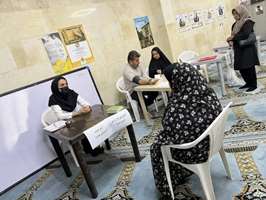 آموزش پیشگیری از افزایش فشارخون با تغذیه سالم در دوران سالمندی در مساجد شهرستان ری