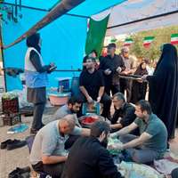 تداوم حضور و نظارت کارشناسان بهداشت محیط شبکه بهداشت و درمان ری در روز دوم و پایانی مراسم یادبود شهدای خانواده امام شهید و رهبر معظم انقلاب اسلامی در حرم حضرت عبدالعظیم حسنی(ع)