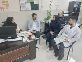 بازدید کارشناس برنامه SDH معاونت بهداشت از مراکز خدمات جامع سلامت شبکه بهداشت و درمان شهرستان ری