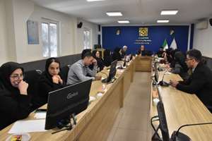 برگزاری جلسه گزارش پایش و تحلیل شاخص های مرکز خدمات جامع سلامت شهید نیک نژاد در شبکه بهداشت و درمان شهرستان ری