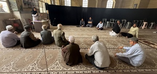 آموزش تغذیه سالم در سالمندان  به مناسبت هفته ملی مبارزه با فشار خون در شبکه بهداشت و درمان شهرستان ری 