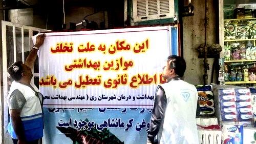 توقیف ۱۶۱ کیلوگرم گوشت فاقد شرایط مصرف و پلمب یک واحد صنفی، در گشت مشترک کارشناسان بهداشت محیط شبکه بهداشت و درمان شهرستان ری