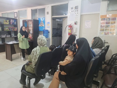 ارتقای آگاهی مادران درزمینه تغذیه سالم کودکان زیر ۶ سال به مناسبت هفته سلامت 