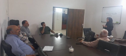 برپایی غرفه سلامت در اداره کار بخش حسن‌آباد فشافویه شهرستان ری، به مناسبت گرامیداشت هفته سلامت
