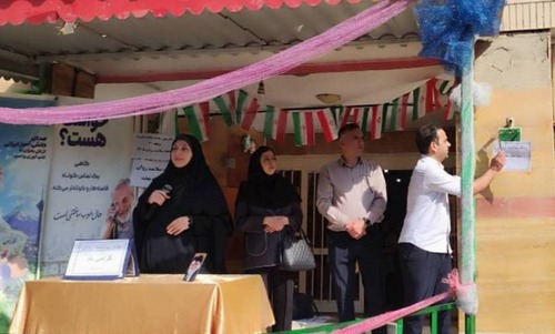 نواختن زنگ سلامت روان به مناسبت گرامیداشت هفته سلامت روان در مدارس شهرستان ری
